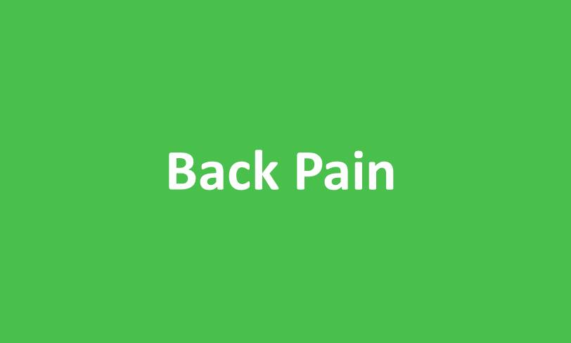 Symptoms of Back Pain